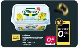 NETTO Ollineo Halbfettmargarine Angebot