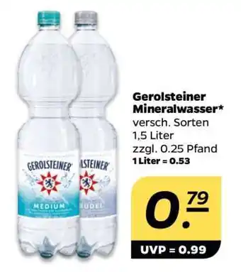 NETTO Gerolsteiner Mineralwasser Angebot