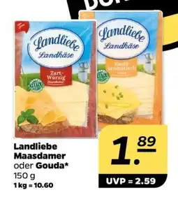 NETTO Landliebe Maasdammer oder Gouda Angebot