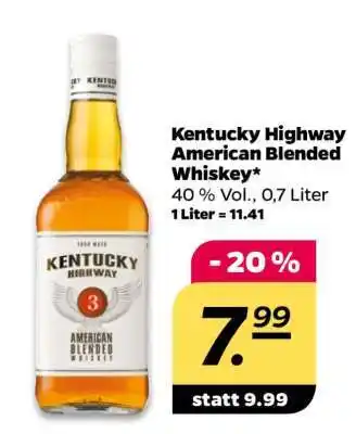NETTO KENTUCKY HIGHWAY American Blended Whiskey Angebot