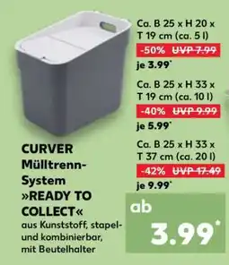 Kaufland CURVER Mülltrenn-System READY TO COLLECT Angebot