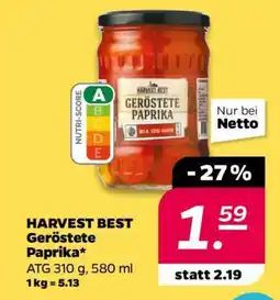 NETTO HARVEST BEST Geröstete Paprika Angebot