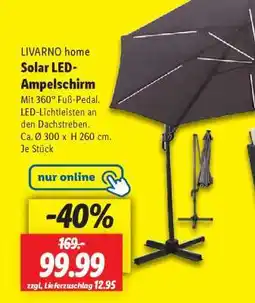 Lidl Solar LED-Ampelschirm Angebot
