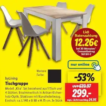 Lidl Tischgruppe Angebot