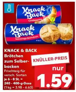 Kaufland Knack & Back Angebot
