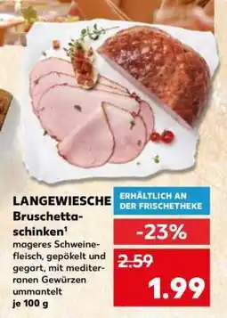 Kaufland LANGEWIESCHE Bruschettaschinken Angebot