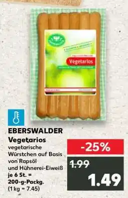 Kaufland EBERSWALDER Vegetarios Angebot