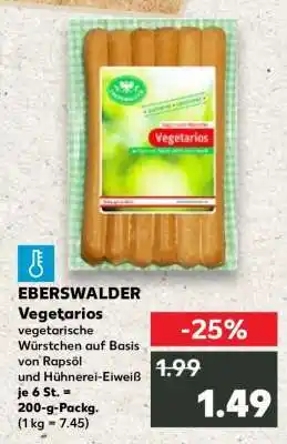Kaufland EBERSWALDER Vegetarios Angebot