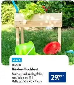 Aldi Nord Kinder-Hochbeet Angebot
