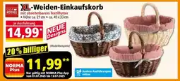 Norma XL-Weiden-Einkaufskorb Angebot