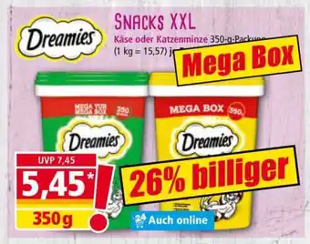 Norma Dreamies Snacks XXL Angebot