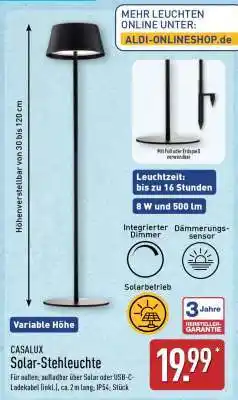 Aldi Nord Solar-Stehleuchte Angebot