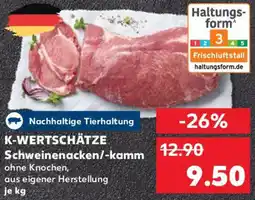 Kaufland K-WERTSCHÄTZE Schweinenacken/-kamm Angebot