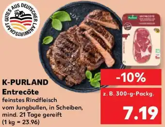 Kaufland K-PURLAND Entrecôte Angebot