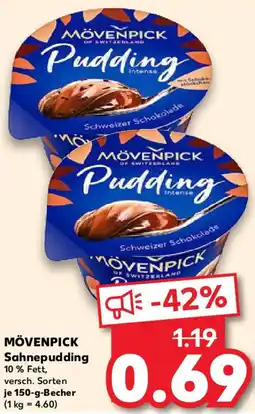 Kaufland MÖVENPICK Sahnepudding Angebot