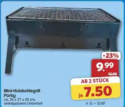Famila Nord West Mini-Holzkohlegrill Porty Angebot
