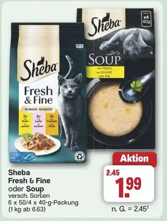 Famila Nord West Sheba Fresh & Fine oder Soup Angebot