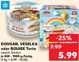 Kaufland DOVGAN, VESELKA oder BOUJEE Torte Angebot