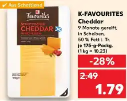 Kaufland K-FAVOURITES Cheddar Angebot