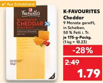 Kaufland K-FAVOURITES Cheddar Angebot
