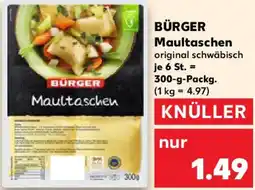 Kaufland BÜRGER Maultaschen Angebot
