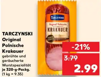 Kaufland TARCZYNSKI Original Polnische Krakauer Angebot