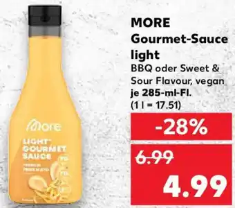 Kaufland MORE Gourmet-Sauce light Angebot