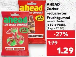 Kaufland AHEAD Zuckerreduziertes Fruchtgummi Angebot