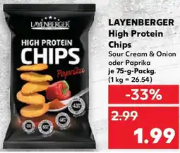 Kaufland LAYENBERGER High Protein Chips Angebot