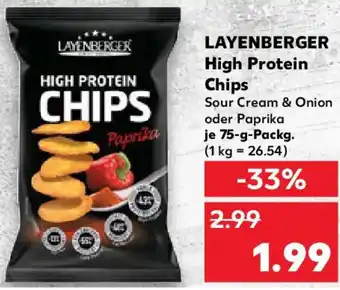 Kaufland LAYENBERGER High Protein Chips Angebot