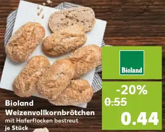 Kaufland Bioland Weizenvollkornbrötchen Angebot