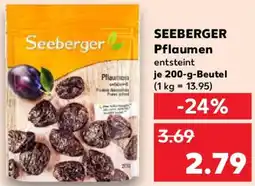 Kaufland SEEBERGER Pflaumen Angebot