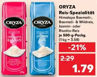 Kaufland ORYZA Reis-Spezialität Angebot