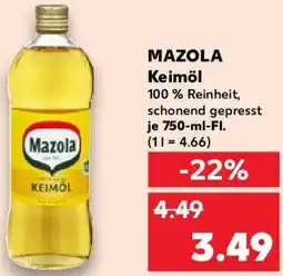 Kaufland MAZOLA Keimöl Angebot
