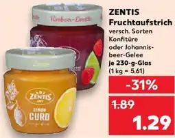 Kaufland ZENTIS Fruchtaufstrich Angebot