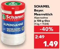 Kaufland SCHAMEL Bayer. Meerrettich Angebot