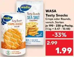 Kaufland WASA Tasty Snacks Angebot