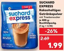 Kaufland SUCHARD EXPRESS Kakaohaltiges Getränkepulver Angebot