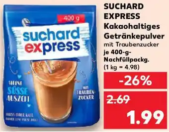 Kaufland SUCHARD EXPRESS Kakaohaltiges Getränkepulver Angebot