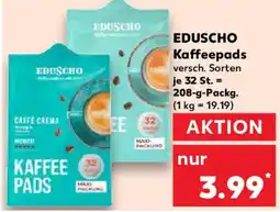 Kaufland EDUSCHO Kaffeepads Angebot