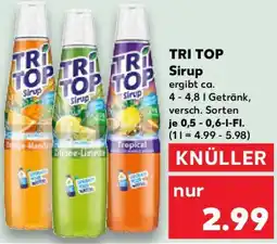 Kaufland TRI TOP Sirup Angebot