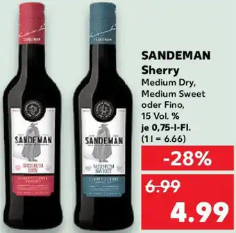 Kaufland SANDEMAN Sherry Angebot
