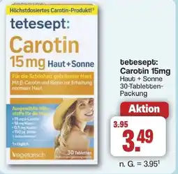 Famila Nord West tetesept: Carotin 15mg Angebot
