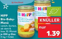 Kaufland HIPP Bio-Baby Menü Angebot