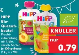 Kaufland HIPP Bio-Quetschbeutel Angebot