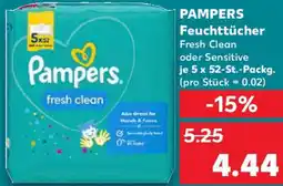 Kaufland PAMPERS Feuchttücher Angebot