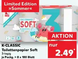 Kaufland K-CLASSIC Toilettenpapier Soft Angebot