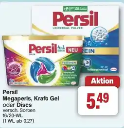 Famila Nord West Persil Megaperls, Kraft Gel oder Discs Angebot