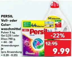 Kaufland PERSIL Voll- oder Colorwaschmittel Angebot