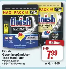 Famila Nord West Finish Geschirrspülmittel- Tabs Maxi Pack Angebot